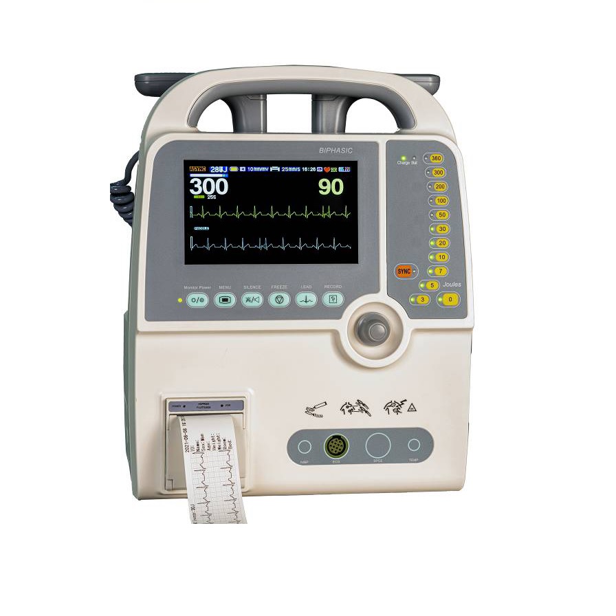 CE/ISO-zugelassener, heiß verkaufter tragbarer biphasischer Herzdefibrillator (MT02001632)