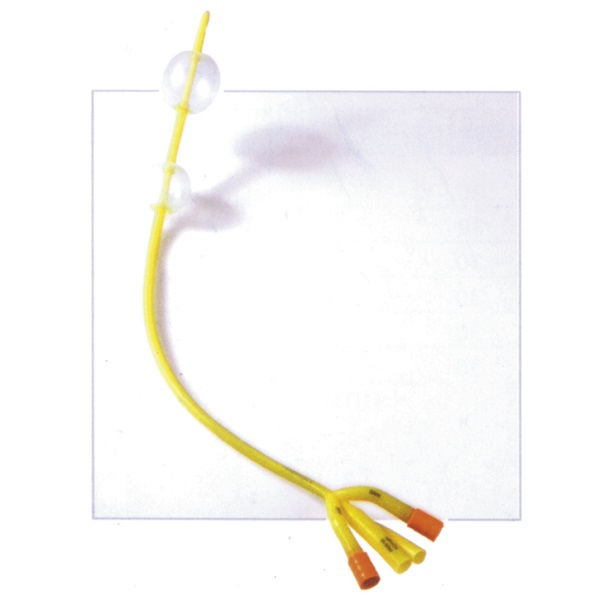 CE/ISO-zugelassener medizinischer Einweg-4-Wege-Doppelballon-Standard-Latex-Foley-Katheter (MT58014141)