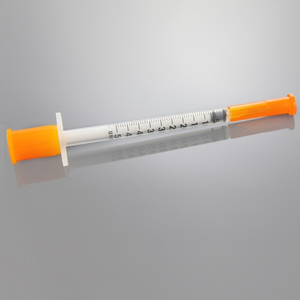 CE/ISO-zugelassene Einweg-Insulinspritzen 0,5 ml mit feststehender Nadel (MT58005015)