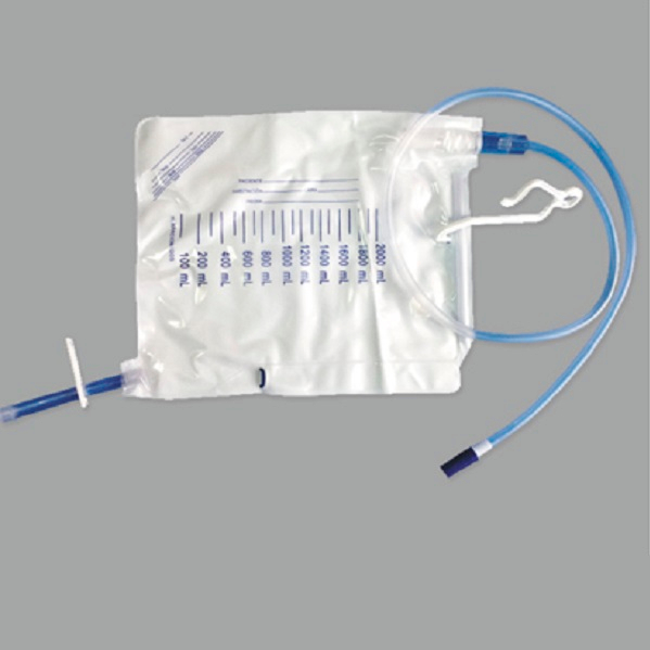CE/ISO-geprüfter 2000-ml-Luxus-Urinbeutel mit Seitenauslass (MT58043262)