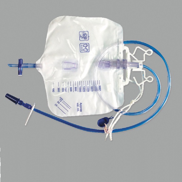 CE/ISO-geprüfter 2000-ml-Probeneinlassventil-Luxus-Urinbeutel mit Lufteinlassfilter (MT58043253)