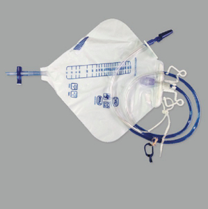 CE/ISO-zugelassener Luxus-Urinbeutel mit 2000 ml Kreuzventil und Anti-Reflux-Gerät (MT58043259)