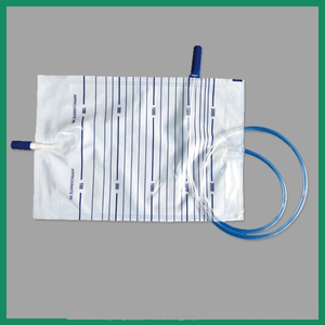 CE/ISO-zugelassener Urinbeutel mit 2000-ml-Pull-Push-Auslassventil (MT58043001)