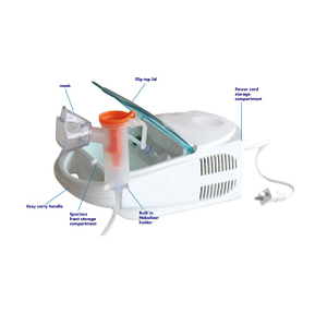 CE/ISO-zugelassener heißer Verkaufs-tragbarer medizinischer elektrischer leiser Kompressor-Zerstäuber (MT05116103)