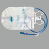 CE/ISO-zugelassener 2000-ml-Kreuzventil-Urinbeutel mit Aufhänger (MT58043204)