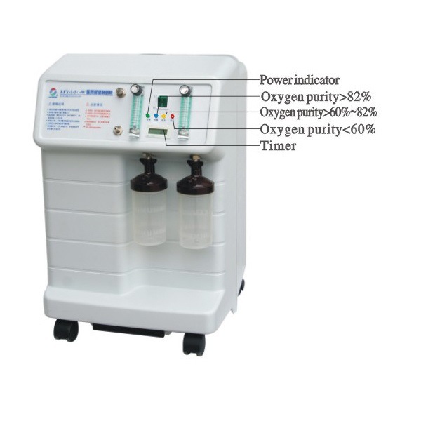 Ce/ISO zugelassener medizinischer Sauerstoffkonzentrator der Timing-Funktions-5L (MT05101013)