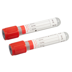 Pro-Koagulations-Reagenzglas mit oranger Kappe, Vakuum-Blutentnahmeröhrchen (MT18016061)