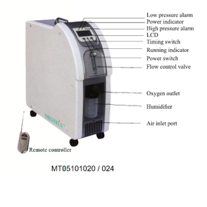 Mobiler elektrischer hochreiner 3L-Sauerstoffkonzentrator (MT05101020)