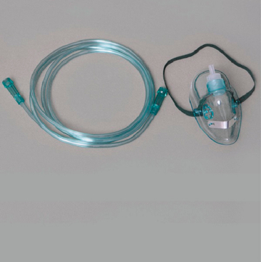 CE/ISO-zugelassene Standard-Sauerstoffmaske für Erwachsene mit Schlauch (MT58027001)