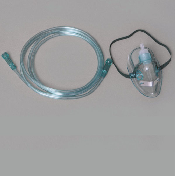 CE/ISO-zugelassene Standard-Sauerstoffmaske für Erwachsene mit Schlauch (MT58027001)